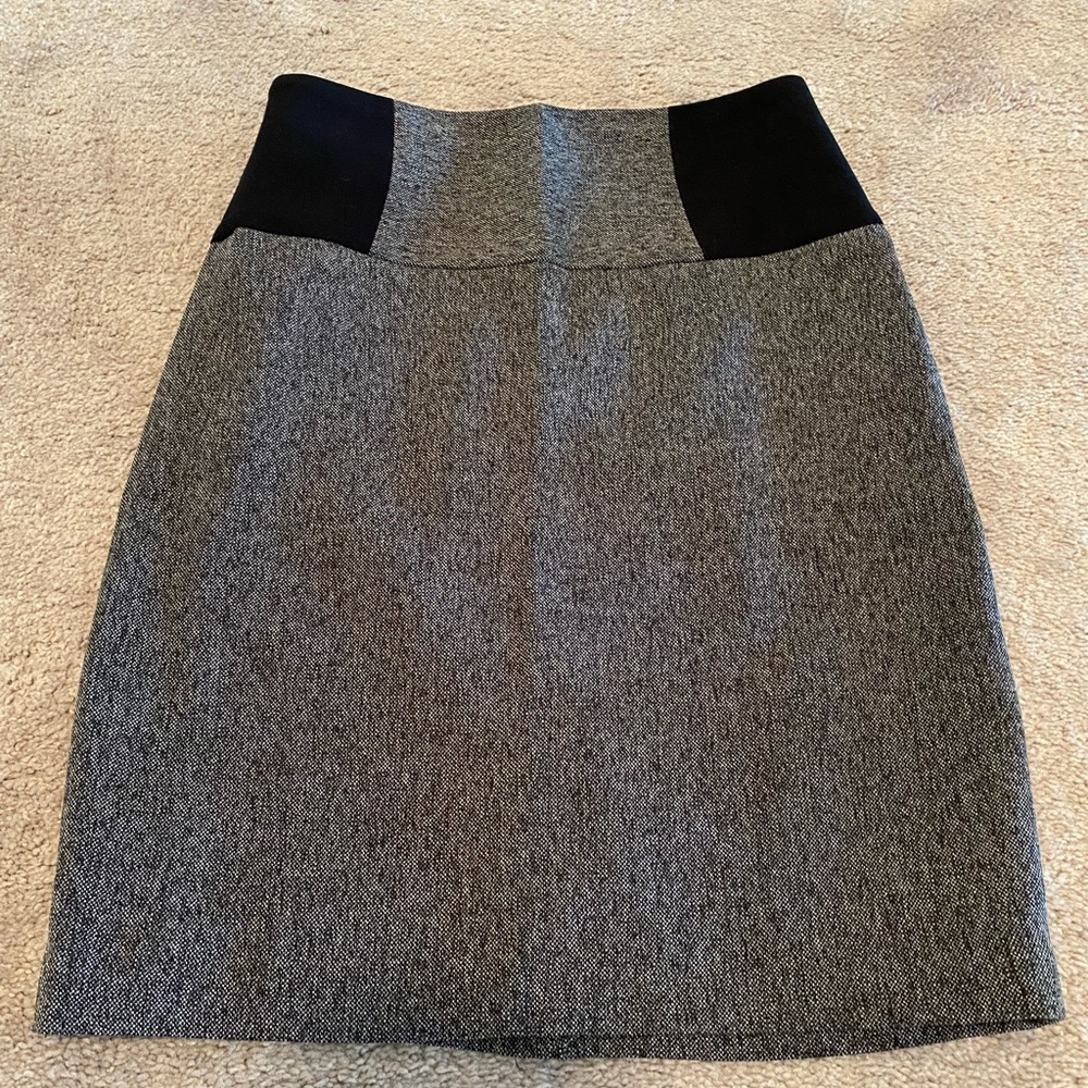 Black/grey tweed skirt